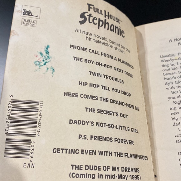 Full House Stephanie #9: Getting Even with the Flamingos - Paperback Novel - Picture 6 of 8